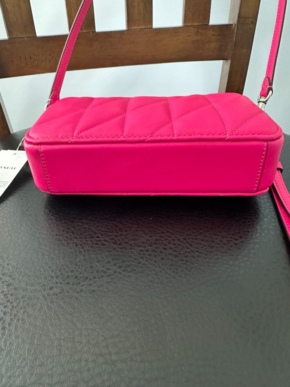 Coach Kira Pink Quilted Leather Crossbody Bag Style #C2481-CM531 *NWT* - Picture 11 of 15